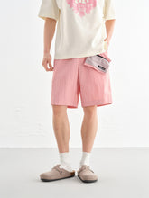 Men's Straight-Leg Shorts with Tag Detail